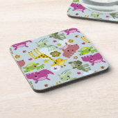 Tiersafarimuster Getränkeuntersetzer (Linke Seite)