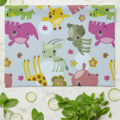 Tiersafarimuster Küchentuch (Gefaltet)