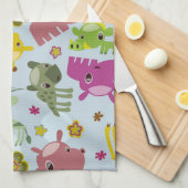 Tiersafarimuster Küchentuch (Viertel Falte)