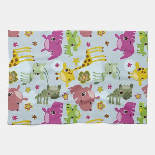 Tiersafarimuster Küchentuch (Horizontal)