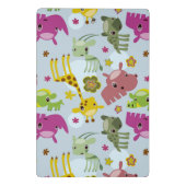 Tiersafarimuster Mini Klemmbrett (Rückseite)