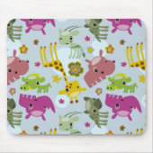 Tiersafarimuster Mousepad (Vorne)