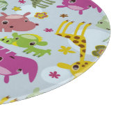 Tiersafarimuster Schneidebrett (Ecke)