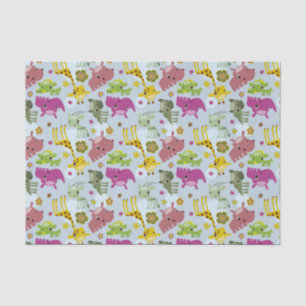 Tiersafarimuster Seidenpapier