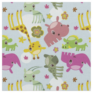 Tiersafarimuster Stoff
