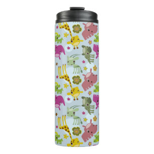 Tiersafarimuster Thermosbecher