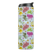 Tiersafarimuster Thermosbecher (Nach links gedreht)