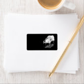 Tierschädel Adressaufkleber (Insitu)