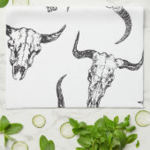 Tierschädel Geschirrtuch (Gefaltet)