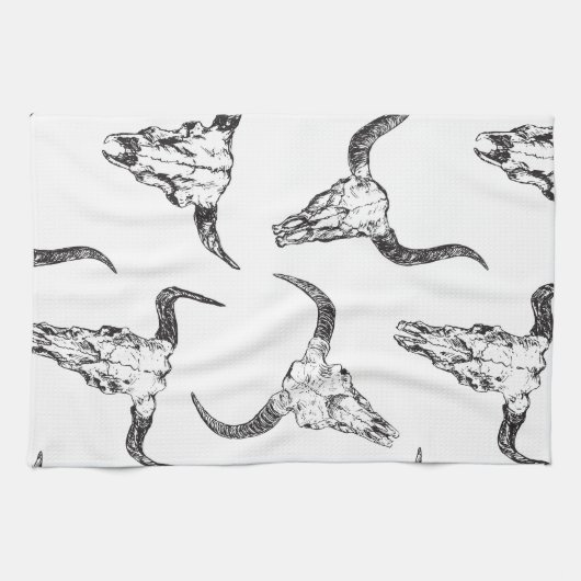 Tierschädel Geschirrtuch (Horizontal)