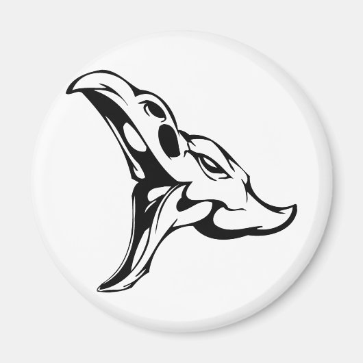 Tierschädel Magnet (Vorne)