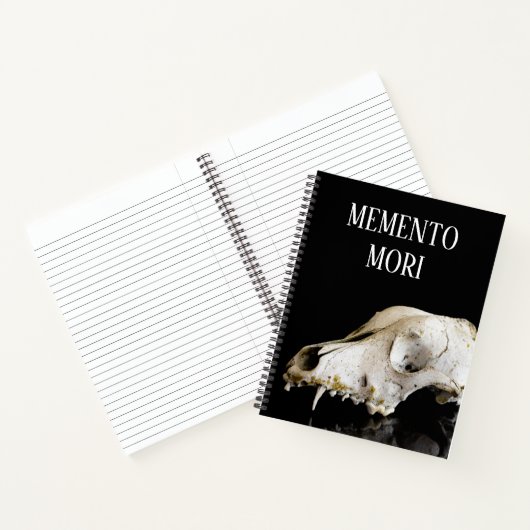 Tierschädel Notizblock (Innenseite)