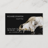 Tierschädel Visitenkarte (Vorderseite)