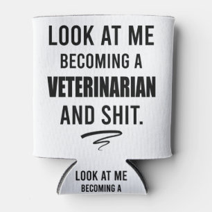 Tierscharzt-Shirt Lustiges Veterinär-Abschlussgesc Dosenkühler