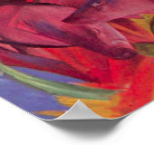 Tierschicksale von Franz Marc, Vintage kubistische Poster (Ecke)