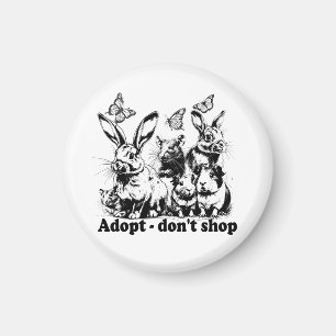 Tierschutz - Adopt don't shop Magnet