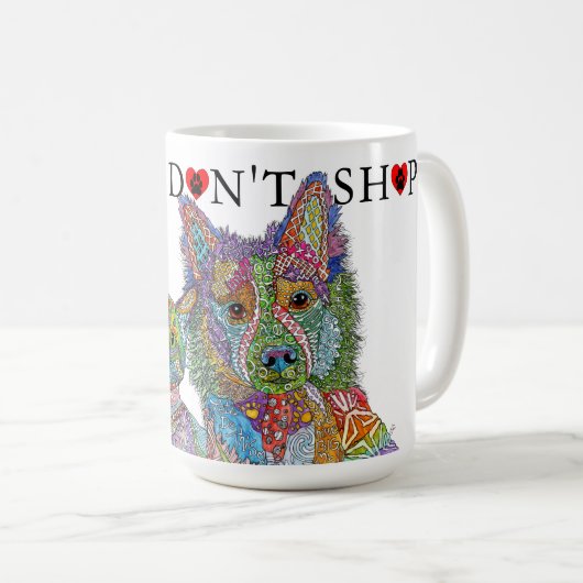 Tierschutz Adoptier Keine Tasse kaufen (VorderseiteRechts)