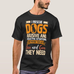Tierschutz Adoptiere einem Hund das Bewusstsein fü T-Shirt