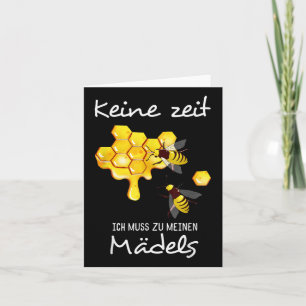 Tierschutz für Bienen, Honigmotive, Tiere, Gard Karte