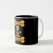 Tierschutz und Tierschutzgeschenke Zweifarbige Tasse (VorderseiteRechts)