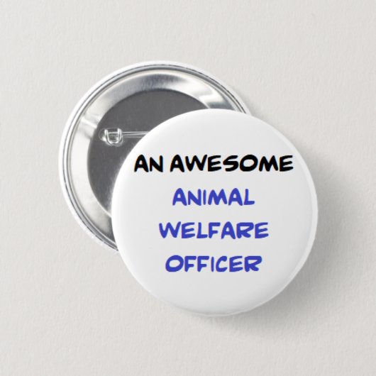 Tierschutzbeauftragter2, phantastischer Knopf Button (Vorne & Hinten)