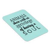 Tierschutzbefürworter Magnet (Rechte Seite)