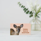 Tierschutzhilfe Visitenkarte (Stehend Vorderseite)