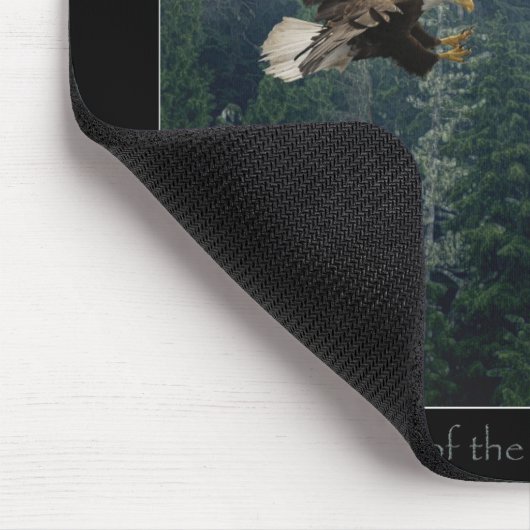 Tierschutzkrieger - BALD EAGLE Mousepad (Ecke)