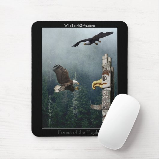 Tierschutzkrieger - BALD EAGLE Mousepad (Mit Mouse)