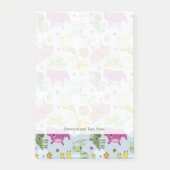 Tierschutzmuster Post-it Klebezettel (Vorderseite)