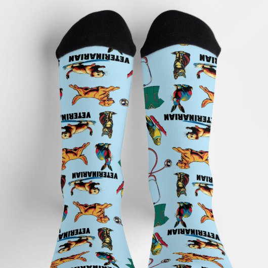 Tierschutzmuster Socken (Oben)