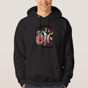 Tierschutzrechte Ich esse mein F nicht Hoodie