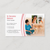 Tierschutzverein | Freiwilliger Tierarzt Visitenkarte (Rückseite)