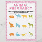 Tierschwangerschaft [Luxusspitze [rosa]] Briefbogen (Vorderseite)