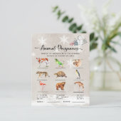 Tierschwangerschaft Winter Baby Showspiel (Stehend Vorderseite)