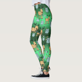 Tierschwärme, Niedliche grüne Weihnachten Leggings