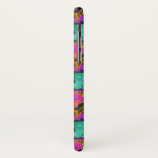 TierSilhouette-Muster Case-Mate iPhone Hülle (Hinten/Links)