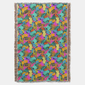 TierSilhouette-Muster Decke (Vorderseite Vertikal)