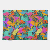 TierSilhouette-Muster Küchentuch (Horizontal)