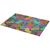 TierSilhouette-Muster Schneidebrett (Ecke)