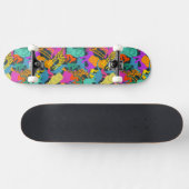 TierSilhouette-Muster Skateboard (Horizontal)