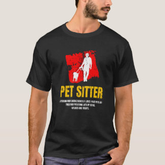 Tiersitter Definition Tierarztübersicht Sitter T-Shirt