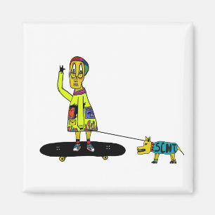 Tierskateboards Magnet
