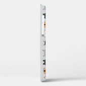 Tierspass: Hunde bei Katzen Doodle Mix Case-Mate iPhone Hülle (Rückseite / Links)