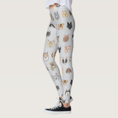Tierspass: Hunde bei Katzen Doodle Mix Leggings (Links)