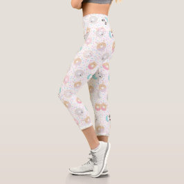 Tierspenden und -sprinklen Niedlich Capri Leggings