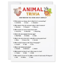 Tierspiel Trivia