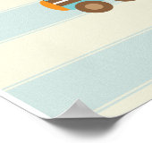 Tierspielzeugzug Auto und Flugzeug Kleiner Explore Poster (Ecke)