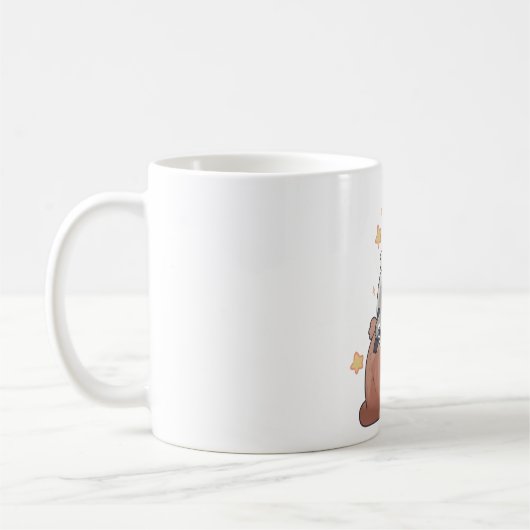 Tierstapelmagie Kaffeetasse (Links)