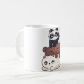 Tierstapelmagie Kaffeetasse (Vorderseite Links)